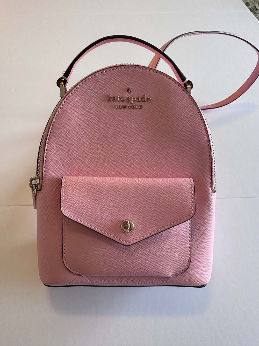 Kate Spade Schuyler Mini Backpack Pink Saffiano Leather